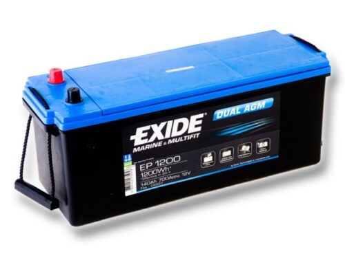 Exide Dual AGM 12V 140Ah 700A EP1200 - Obrázek 2