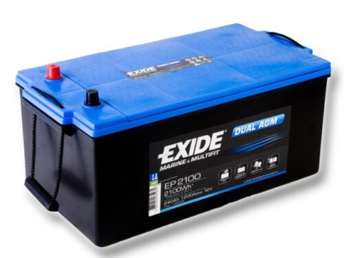 Exide Dual AGM 12V 240Ah 1200A EP2100 - Obrázek 2