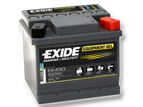Exide Equipment Gel 12V 40Ah 280A ES450 - Obrázek 2
