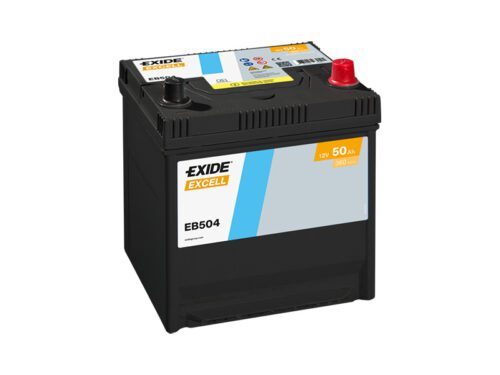 Exide Excell 12V 50Ah 360A EB504 - Obrázek 2