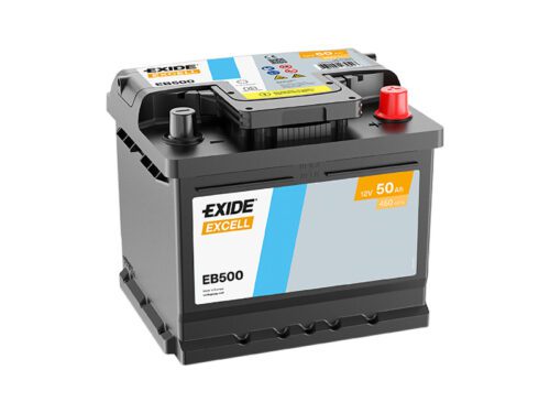 Exide Excell 12V 50Ah 450A EB500 - Obrázek 2