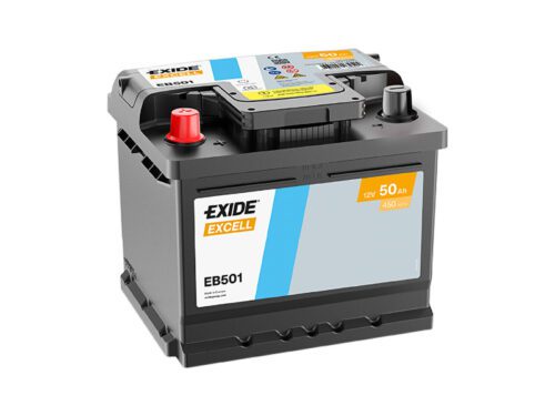 Exide Excell 12V 50Ah 450A EB501 - Obrázek 2