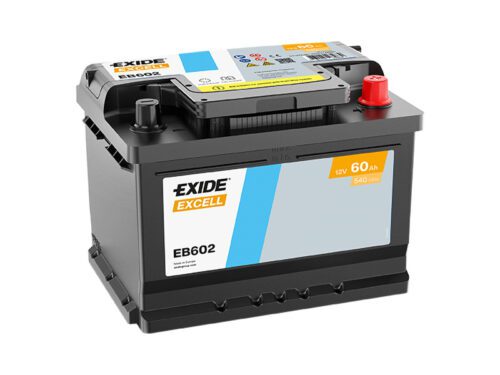 Exide Excell 12V 60Ah 540A EB602 - Obrázek 2