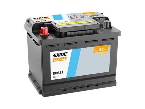 Exide Excell 12V 62Ah 540A EB621 - Obrázek 2