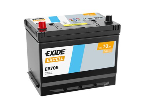 Exide Excell 12V 70Ah 540A EB705 - Obrázek 2
