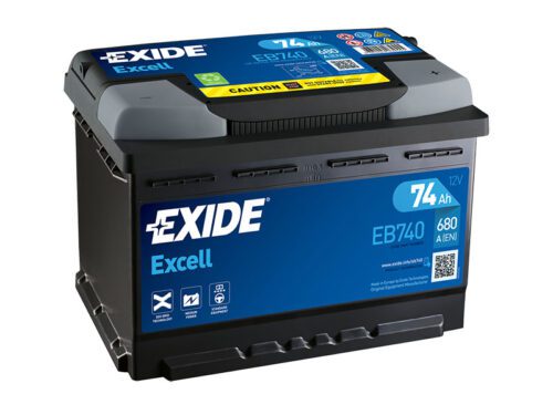 Exide Excell 12V 74Ah 680A EB740