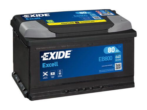 Exide Excell 12V 80Ah 700A EB800