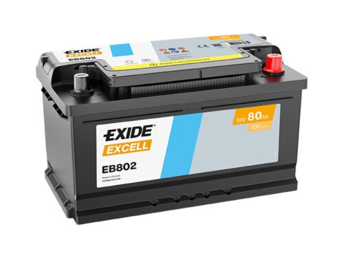 Exide Excell 12V 80Ah 700A EB802 - Obrázek 2