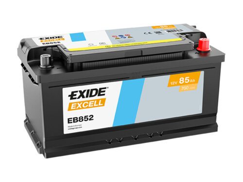 Exide Excell 12V 85Ah 760A EB852 - Obrázek 2