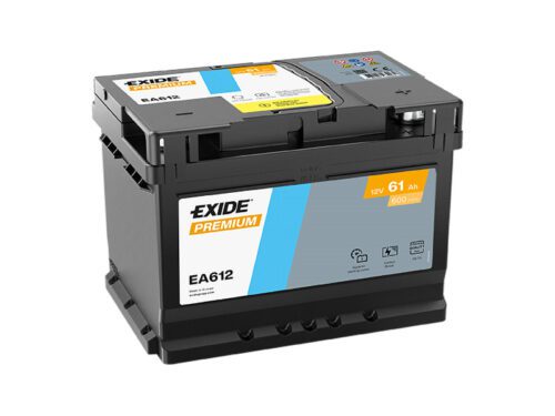 Exide Premium 12V 61Ah 600A EA612 - Obrázek 2