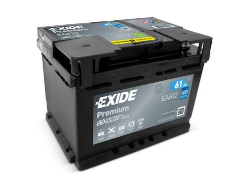 Exide Premium 12V 61Ah 600A EA612