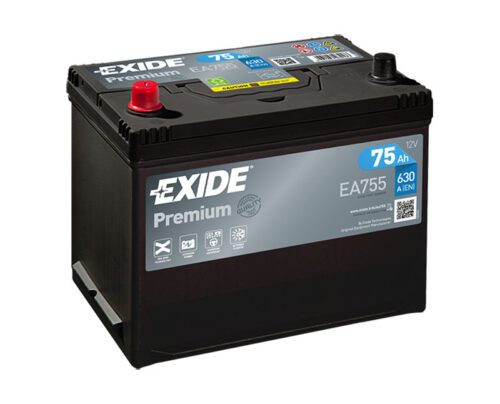 Exide Premium 12V 75Ah 630A EA755