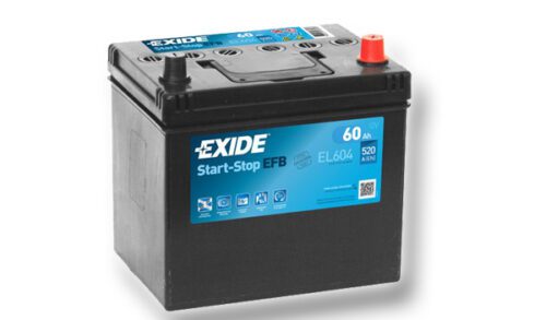 Exide Start-Stop EFB 12V 60Ah 520A EL604