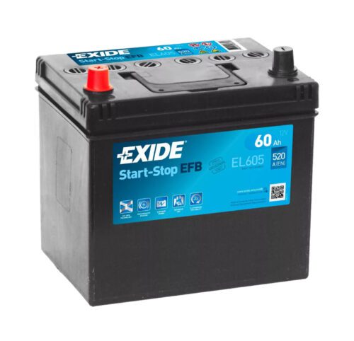 Exide Start-Stop EFB 12V 60Ah 520A EL605