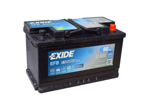 Exide Start-Stop EFB 12V 80Ah 720A EL800