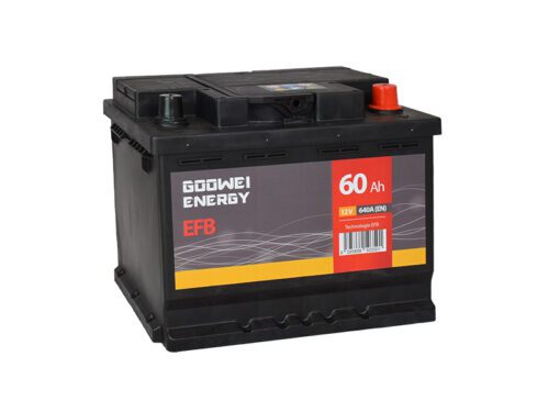 GOOWEI ENERGY 12V 60Ah 640A EFB60 - Obrázek 2