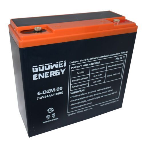 GOOWEI ENERGY 6-DZM-20 24Ah 12V - Obrázek 2
