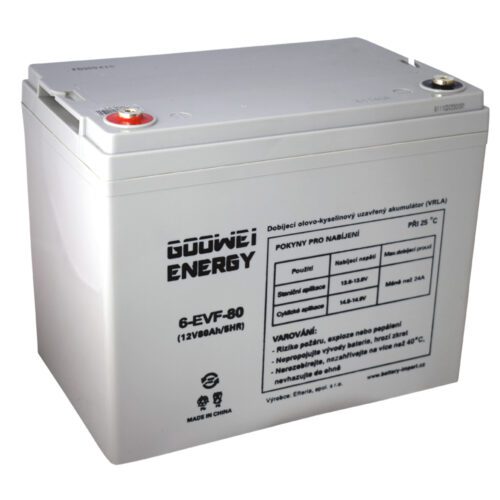 GOOWEI ENERGY 6-EVF-80 80Ah 12V - Obrázek 2