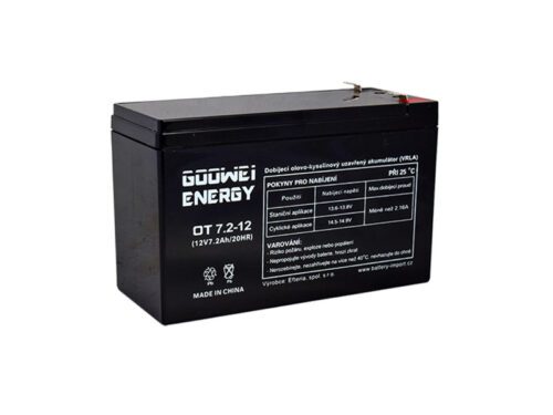 GOOWEI ENERGY OT7.2-12 7.2Ah 12V - Obrázek 2