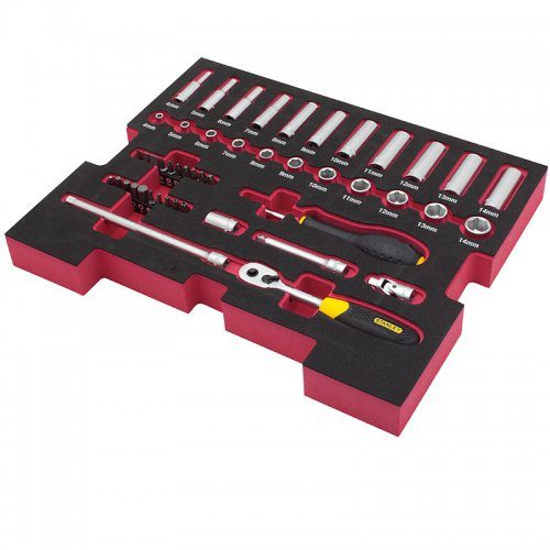 Gola sada do boxů TSTAK 1/4" 48ks Stanley FMHT0-74295 FMHT0-74295
