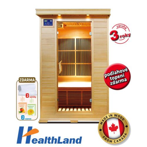 HEALTHLAND Infrasauna DeLuxe 2002 Carbon 642002KC