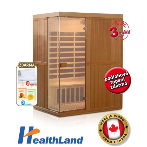 HEALTHLAND Infrasauna DeLuxe 3300 Carbon 643300KC