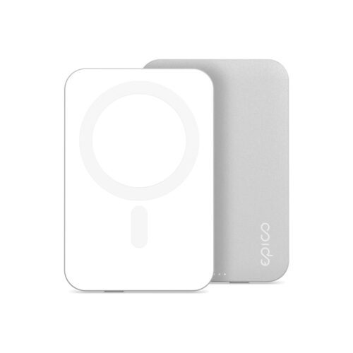 Hliníková powerbanka Epico s podporou MagSafe 5000mAh - stříbrná - Obrázek 2