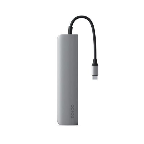 Hliníkový USB-C hub 7v1 Epico s podporou 8K - vesmírně šedý - Obrázek 2
