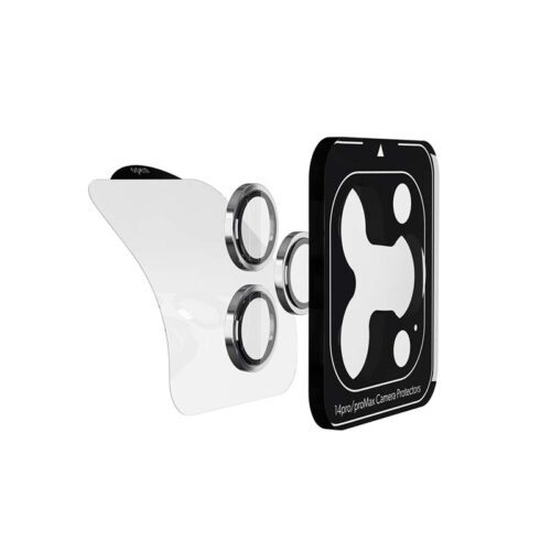 Hliníkový ochranný kryt čoček pro iPhone 14 Pro/14 Pro Max iSTYLE - vesmírně černý - Obrázek 2