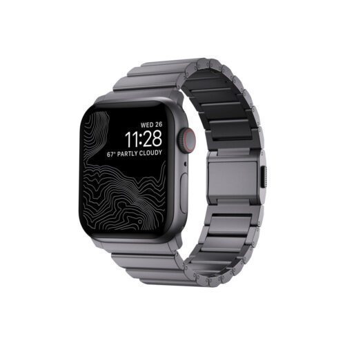 Hliníkový řemínek pro Apple Watch Nomad - vesmírně šedý