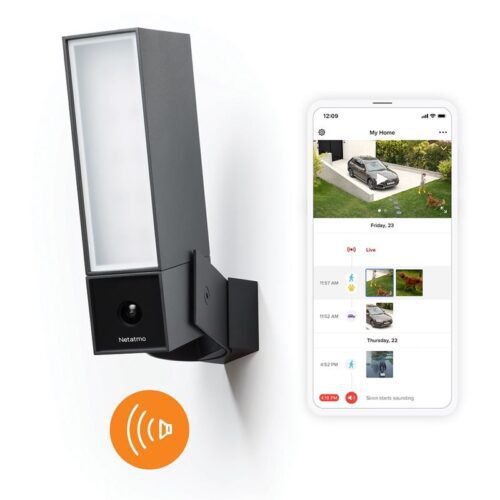 Inteligentní venkovní kamera se sirénou Netatmo Smart - černá - Obrázek 2