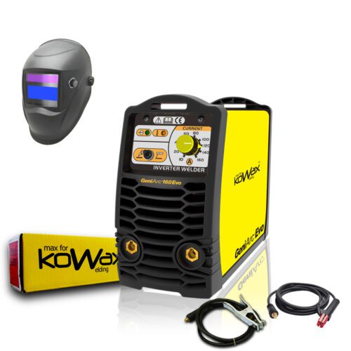 KOWAX GeniArc 160EVO + 3m Kabely + Kukla + Elektrody 2.5mm/2.5kg KWXSTGA160EVO_S03A