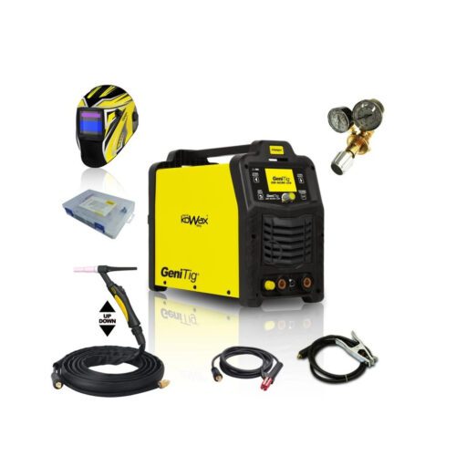 KOWAX GeniTig 220AC/DC LCD + Hořák + Kabely + Kukla KWXSTGT220ACDC_S02