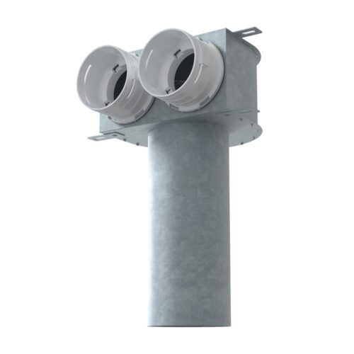 Kovový konektor do stropu pro potrubí Dalap Flexitech Ø 90 mm