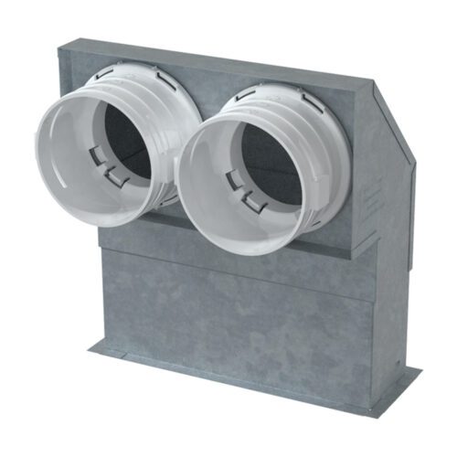 Kovový konektor do zdi 90° Dalap Flexitech Ø 90 mm