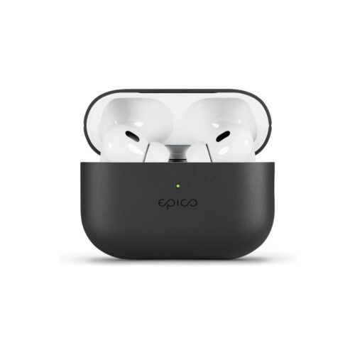 Kožené pouzdro pro AirPods Pro 2 Epico Leather Case - černé - Obrázek 2