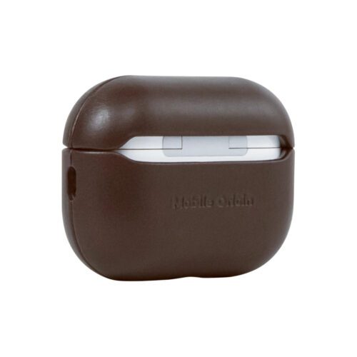 Kožené pouzdro pro AirPods Pro 2 Mobile Origin Leather Case - hnědé - Obrázek 2