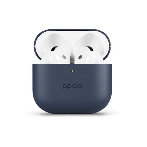 Kožené pouzdro pro AirPods Pro 3 Epico - modré - Obrázek 2