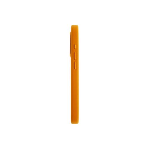 Kožený MagSafe kryt pro iPhone 16 Pro Max Dviced – oranžový - Obrázek 2