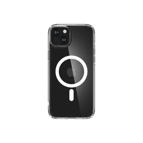 Kryt pro iPhone 15 Plus Spigen Crystal Hybrid MagSafe - bílý