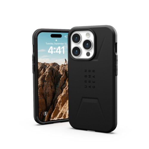 Kryt pro iPhone 15 Pro UAG Civilian MagSafe - černý - Obrázek 2