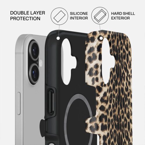 Kryt pro iPhone 17 Burga Player Tough MagSafe Case - leopard - Obrázek 2