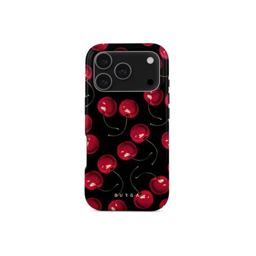 Kryt pro iPhone 17 Pro Burga Cherrybomb Tough MagSafe Case - třešeň