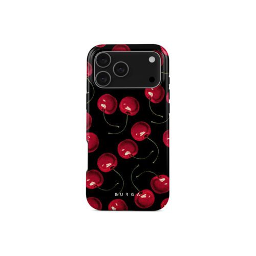 Kryt pro iPhone 17 Pro Max Burga Cherrybomb Tough MagSafe Case - třešeň