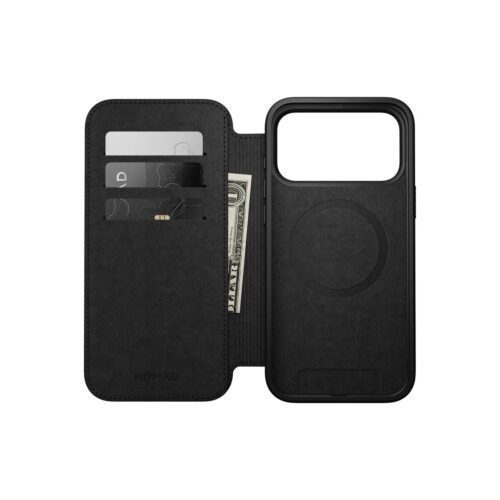 Kryt pro iPhone 17 Pro Max Nomad Modern Leather Folio - hnědý - Obrázek 2