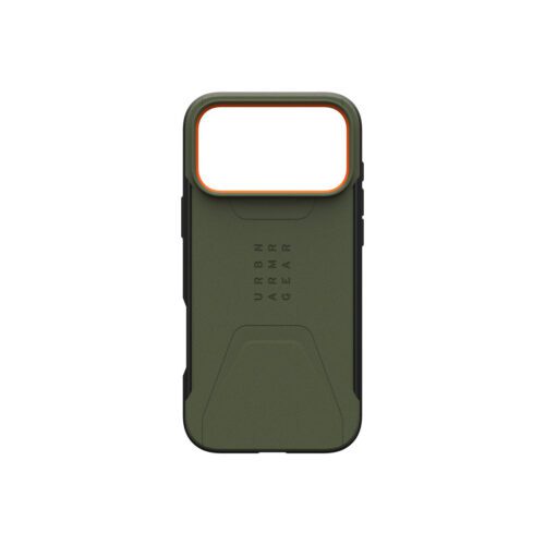 Kryt pro iPhone 17 Pro Max UAG Civilian Magsafe - olivově oranžový