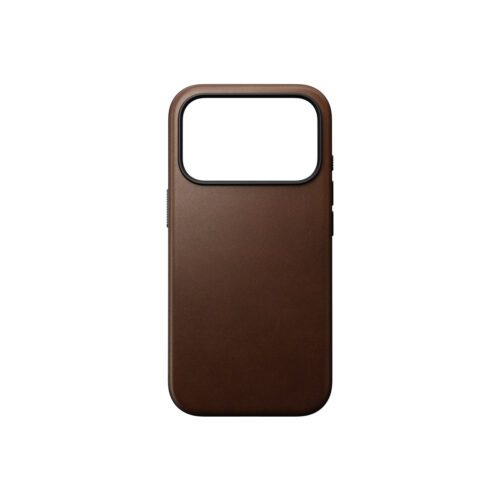 Kryt pro iPhone 17 Pro Nomad Modern Leather Case - hnědý - Obrázek 2