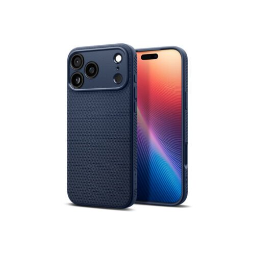 Kryt pro iPhone 17 Pro Spigen Liquid Air - tmavě modrý - Obrázek 2