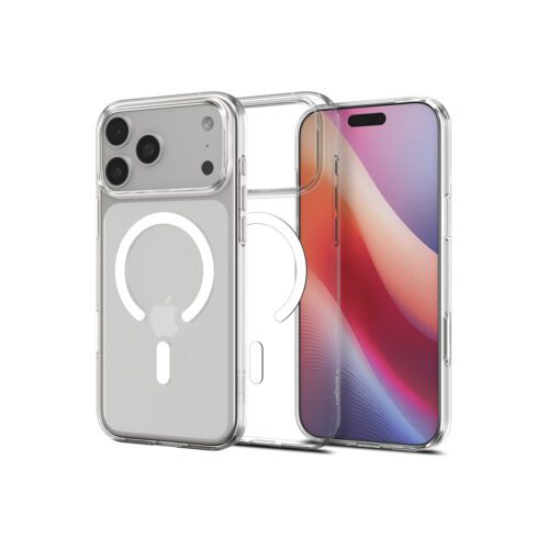 Kryt pro iPhone 17 Pro Spigen Liquid Crystal MagSafe - průhledně bílý - Obrázek 2