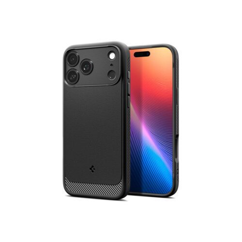 Kryt pro iPhone 17 Pro Spigen Rugged Armor MagSafe - matně černý - Obrázek 2